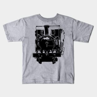 Isle of Man Steam Train and Carriages Kids T-Shirt